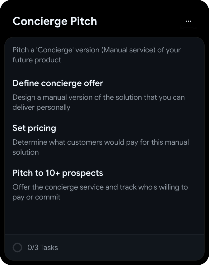 concierge pitch